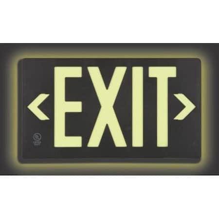 ULTRAGLOW Safety Sign EXIT PLW412RD